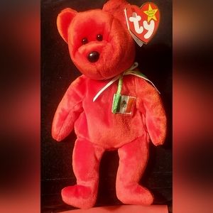 🟢Mexico Beanie Baby Bear 1999